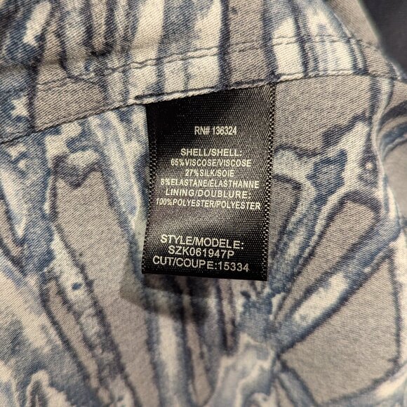 HALSTON HERITAGE Printed Double-Slit Dress - Medium - Picture 10 of 10